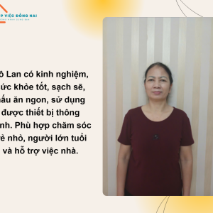 Chị Đoàn Thị Lan, Sinh Năm 1966, Quê Hải Dương Cần Tìm Việc