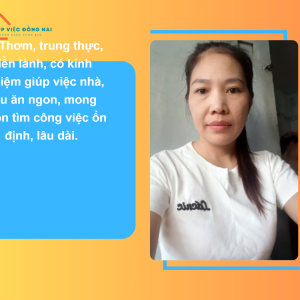 Chị Hồ Thị Xuân Lan, Sinh Năm 1975, Quê Cần Thơ Cần Tìm Việc.