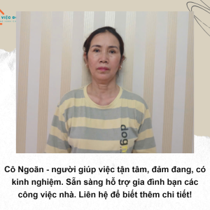 Chị Lê Thị Ngoãn, Sinh Năm 1968, Quê Hải Dương Cần Tìm Việc