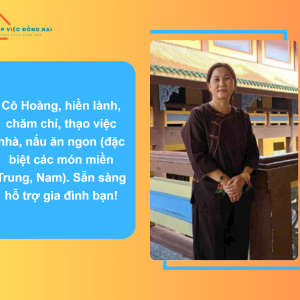 Cô Hoàng Cần Tìm Việc