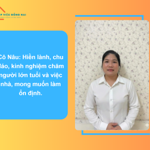 Chị Mai Thị Nâu, Sinh Năm 1987, Quê Thừa Thiên Huế Cần Tìm Việc