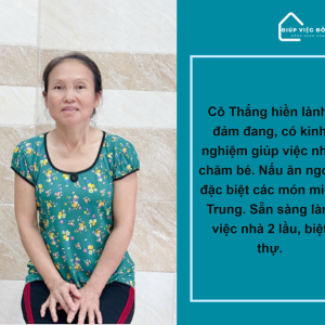 Chị Võ Thị Đức Thắng, Sinh Năm 1976, Quê Bình Thuận Cần Tìm Việc