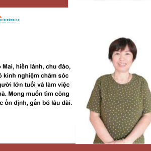 Chị Phạm Thị Mai, Sinh Năm 1966, Quê Hồ Chí Minh Cần Tìm Việc