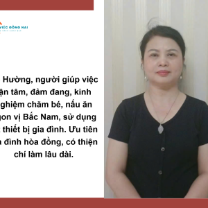 Chị Hường Sinh Năm 1971 Tìm Việc Giúp Việc, Chăm Bé