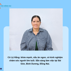 Chị Võ Thị Lệ Hằng, Sinh Năm 1980, Quê Long An Cần Tìm Việc