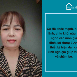 Em Tìm Việc Giúp Cô Hà Cần Công Việc Ổn Định