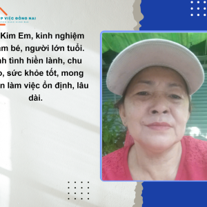 Chị Nguyễn Thị Kim Em, Sinh Năm 1968, Quê Hồ Chí Minh Cần Tìm Việc
