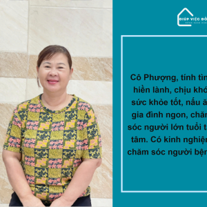 Chị Nguyễn Thị Phượng, Sinh Năm 1970, Quê Hồ Chí Minh Cần Tìm Việc