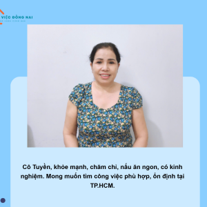 Chị Tuyền Cần Tìm Công Việc Đi Làm Ạ