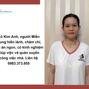 Em Tìm Việc Giúp Cô Kim Anh (1983, Ninh Thuận) - Tạp Vụ, Phụ Quán Ăn