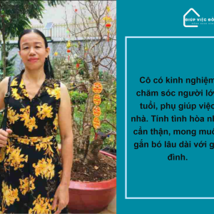 Cô Khuyên, 53 Tuổi, Quảng Bình - Tìm Việc Chăm Sóc Tận Tâm