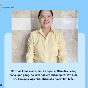 Chị Nguyễn Thị Thanh Thảo, Sinh Năm 1972, Quê Đồng Nai Cần Tìm Việc
