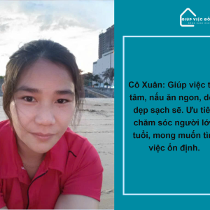 Chị Trần Thị Mỹ Xuân, Sinh Năm 1990, Quê Hồ Chí Minh Cần Tìm Việc