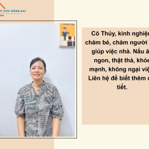 Cô Thủy (49 Tuổi, Tp.hcm) Tìm Việc Giúp Việc/chăm Bé