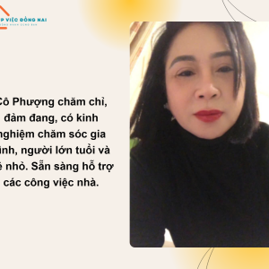 Chị Bùi Thị Phượng, Sinh Năm 1968, Quê Quảng Ngãi Cần Tìm Việc