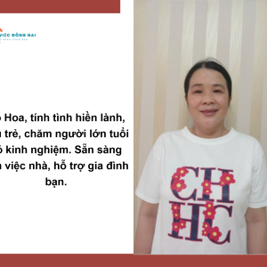 Chị Nguyễn Thị Hoa, Sinh Năm 1981, Quê Quảng Bình Cần Tìm Việc