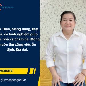 Chị Lê Thị Thảo, Sinh Năm 1971, Quê Cần Thơ Cần Tìm Việc