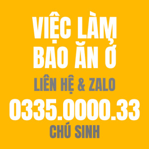 Việc Làm Bao Ăn Ở Cho Người Có Mong Muốn Làm Lâu Dài