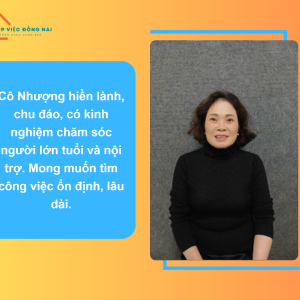 Chị Nguyễn Thị Nhượng, Sinh Năm 1963, Quê Bình Định Cần Tìm Việc