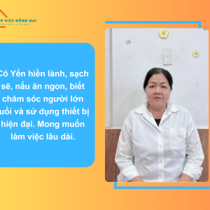 Chị Trương Ngọc Yến, Sinh Năm 1971, Quê Hồ Chí Minh Cần Tìm Việc