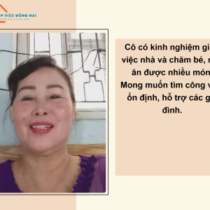 Chị Đỗ Thị Xuân, Sinh Năm 1968, Quê Đồng Nai Cần Tìm Việc