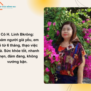 Chị H Linh Bkrông, Sinh Năm 1972, Quê Đắk Nông Cần Tìm Việc