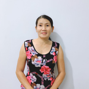 Cô Út – Sinh: 1971 – Quê: Bến Tre.– Chuyên Chăm Bé.
