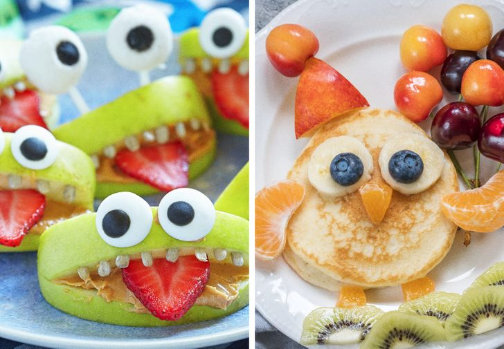 <i>Trang trí cho đĩa ăn của các bé thêm sinh động</i>